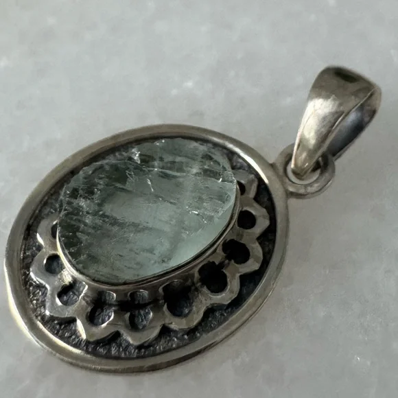 NWOT Sundance Tidepool Pendant, Aquamarine, Sterling Silver
